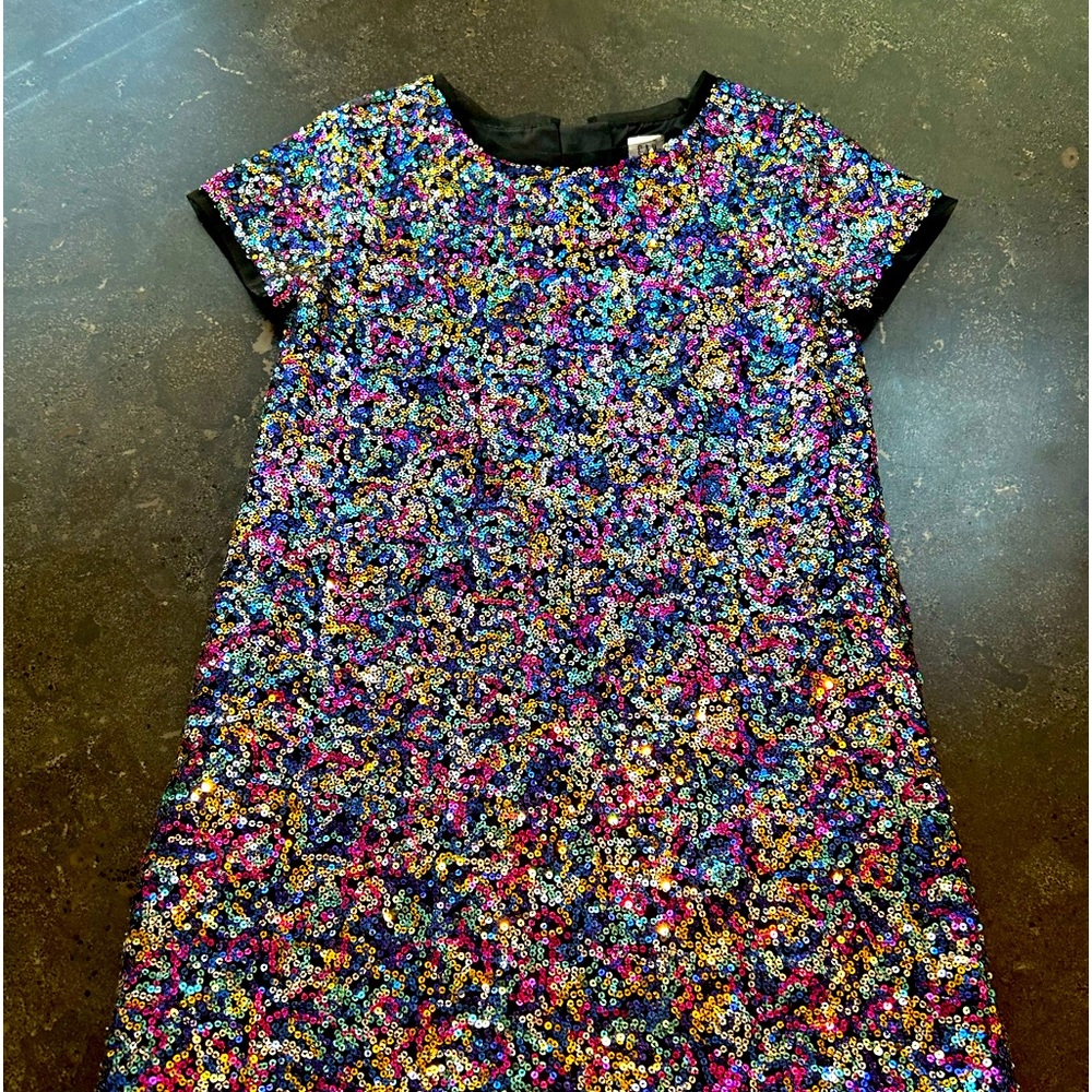 Gap Girls Sequin Dress Size S- Excellent Condition